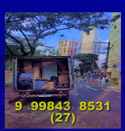 Frete rápido e seguro! Contato: 27?9?9843?8531 - Eduardo Transporte de Cargas