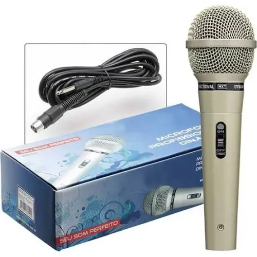 Microfone Com Fio - Faço Entrega