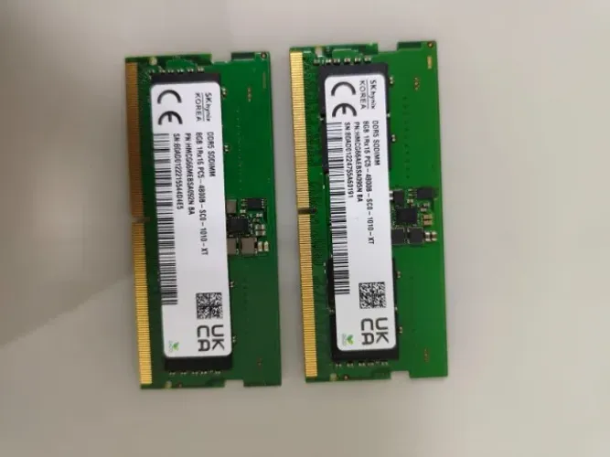Memória RAM Notebook 16GB DDR5 4800MHz SK Hynix (2x 8GB)