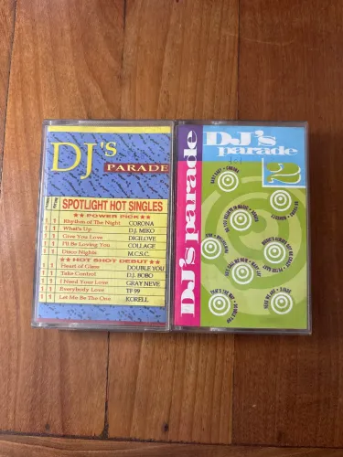 DJ?s Parade - volumes 1 & 2 - fitas cassetes originais
