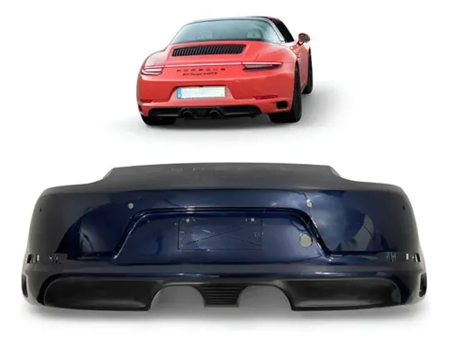 Parachoque Traseiro Porsche 911 Targa 4s Carrera 2012 A 2016