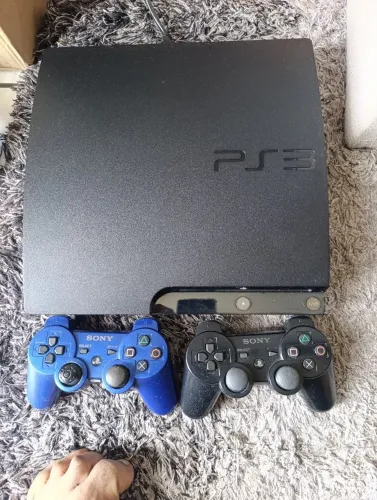 Ps3 slim tunado baixe qualquer jogo R$ 1.000 