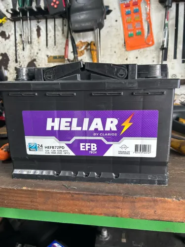 Bateria 72Ah EFB - Heliar 2025