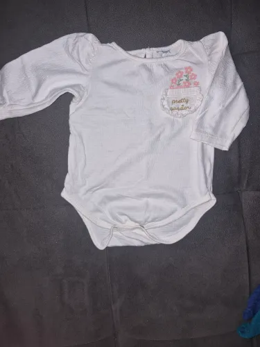 Body manga longa, tamanho 6 meses