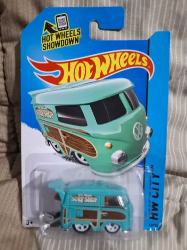 Hot Wheels Kool Kombi 2014 surf shop verde