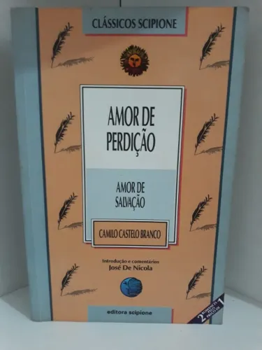 Livro Amor de Perdição Amor de Salvação -Camilo Castelo -Com Questionário -Leia Anúncio