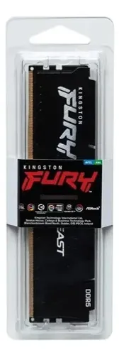 Memória RAM Kingston Fury Beast 16GB 6000MHz Cl30 KF560C30BBE-16 | LACRADA Com Nota Fiscal