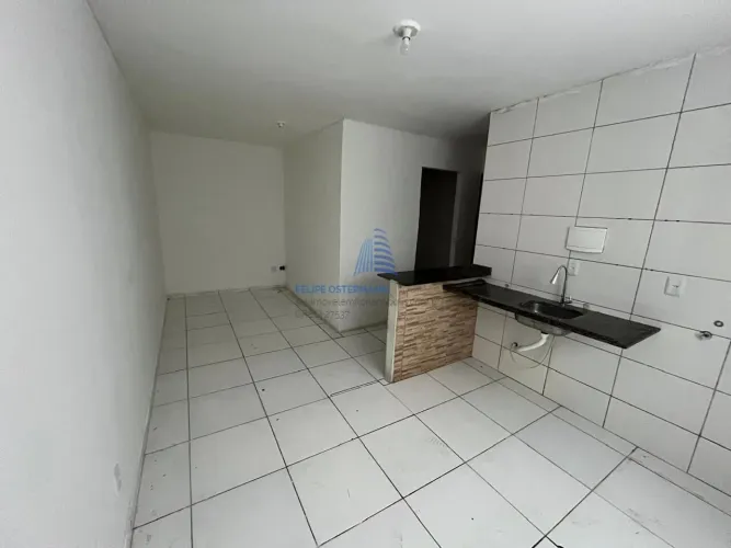 Kitnet de 1 dormitório, 2 ambientes, com 1 vaga rotativa, ESCRITURA PÚBLICA.