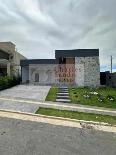 Casa em Condomínio para Venda em Senador Canedo, Jardins Bolonha, 3 dormitórios, 3 suítes,