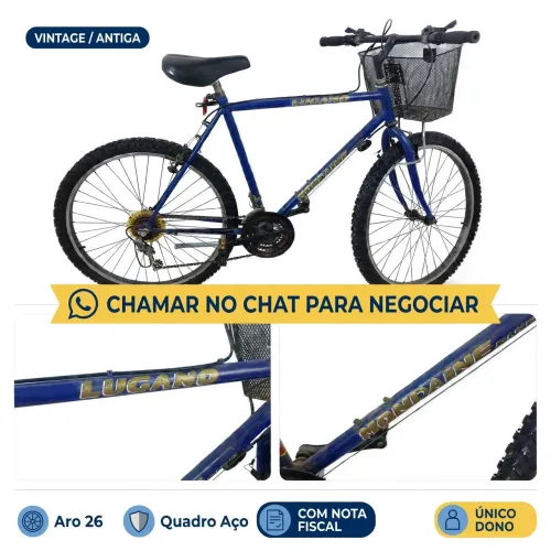Bicicleta Mondaine Lugano Aro 26 unico dono