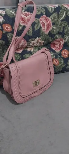 Bolsa rosa nude