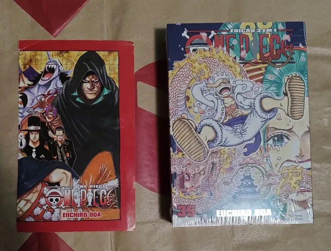 One piece 35 (3 em 1) + pôster do 61