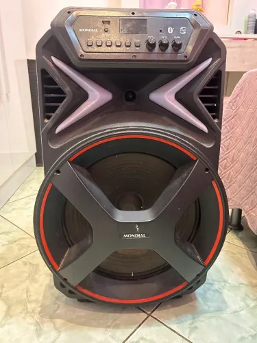 Caixa Amplificada Cm-700 Bluetooth Usb E Rádio 700w Mondial