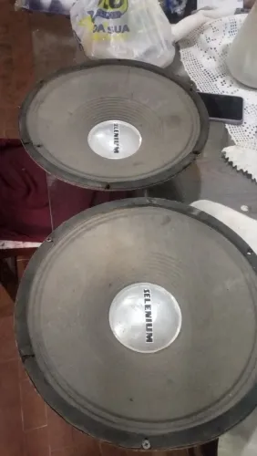 Par de altofalantes 12 polegadas
