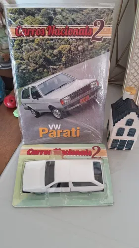 Parati VW Carrinho Miniatura Carros Nacionais Clássicos 2 com fascículo 