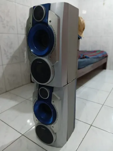 Caixa de Som Aiwa (3 Vias)