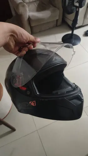 Capacete asx preto fosco