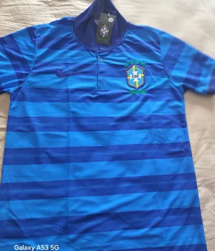 Combo Seleção Brasileira 1 Camisa Retro, 1 Polo , 1 Baby Look  Tamanho G