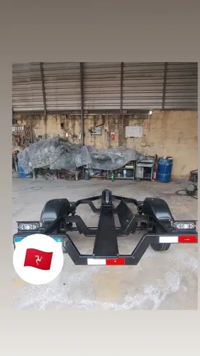 Carretinha reboque  ano 2023 para uma moto 
