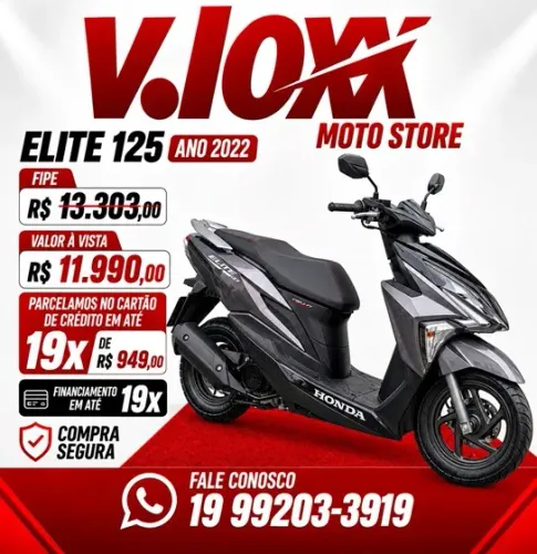 HONDA ELITE 125i 2022/2022
