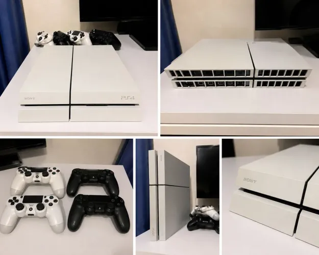 PlayStation 4 FAT Branco + 4 Controles