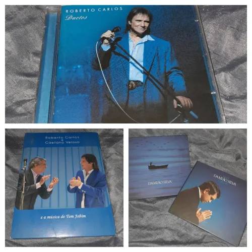 Kit Cd e dvd Roberto carlos - Duetos + frei damiao silva
