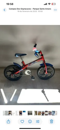 BICICLETA CALOI SPIDERMAN ARO 12