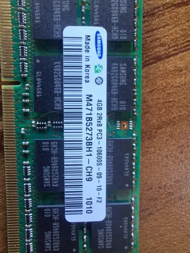 Memória Samsung 4GB DDR3 1333MHz Notebook / Mini PC