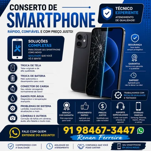 Serviços de Conserto em Smartphone 