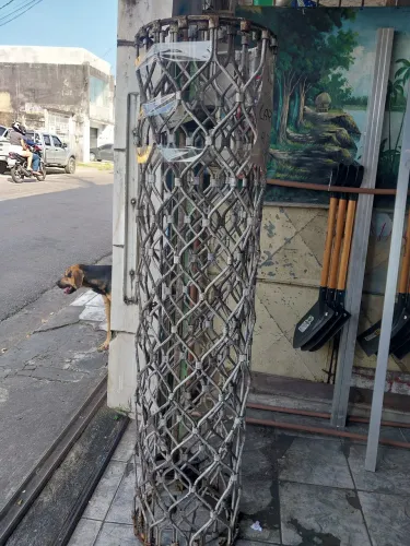 Portão de enrrolar de malha *