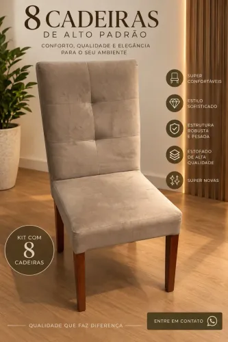 Cadeiras luxuosas
