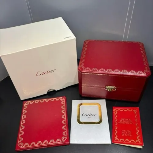 Caixa para relógio Cartier completa