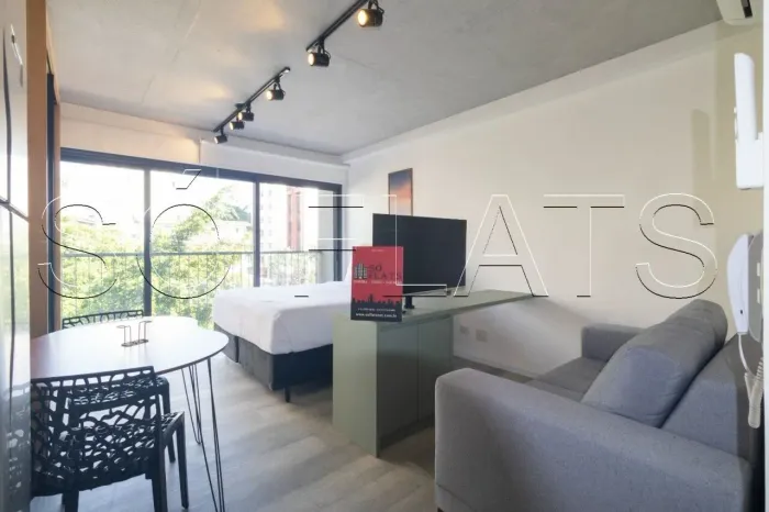 Edifício Bela Vista, apto todo mobiliado disponível para locação contendo 25m² e 1 dormitó