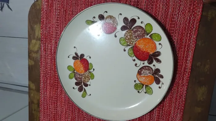 Bandeja redonda antiga