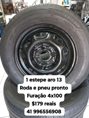 Estepe aro 13 $179 reais furação 4x100 gol Saveiro Voyage Patati Santana G5 