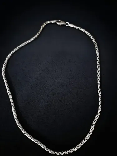 Corrente Masculina Grumet Palmeira Prata 925 - 50cm (Impecável)<br>
