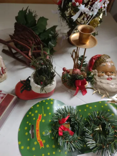 Enfeites antigos de natal. 50 reais 