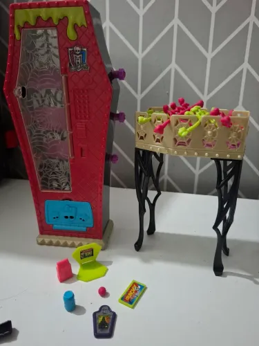 Playset Monster High Vending Machine Caixão