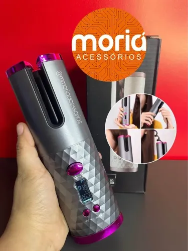 Modelador de Cachos Finalizador Cabelo Automático Sem Fio Portátil USB