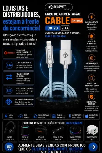 Cabo de dados, cabelo CB-23