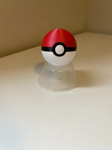 Pokebola funcional abre e fecha 