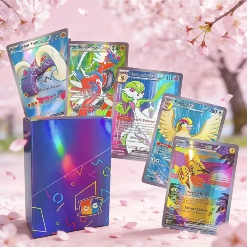 kit com 50 carta pokemon gx cromadas ( NÃO SÃO copag)
