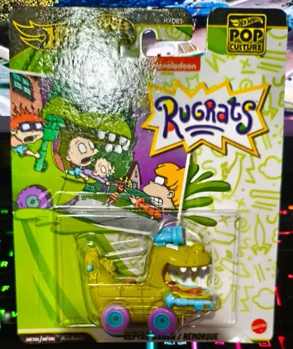Hot Wheels Premium - Pop Culture - Rugrats Reptar Wagon / Remorque