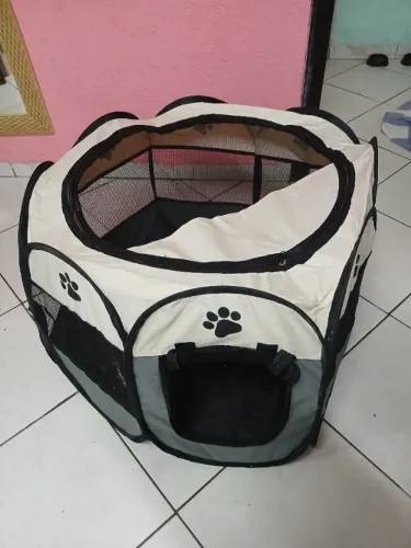 Tenda dobrável para cães/gatos/pequenos roedores portátil 