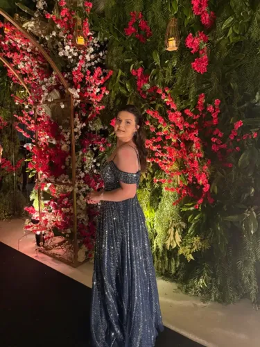 Vestido de formatura elegante 