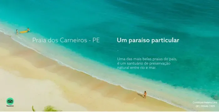 Vida de Praia, Lazer de Resort: Costa dos Coqueiros na Exclusiva Praia dos Carneiros.