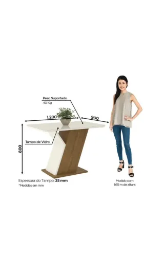 Vendo mesa de jantar NOVÍSSIMA