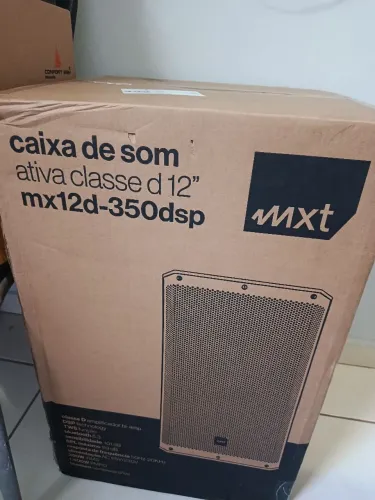 caixa de som ativa classe d 12 mx12d-350dsp