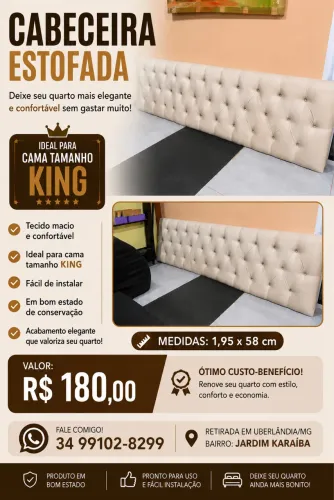 Cabeceira Cama King Size