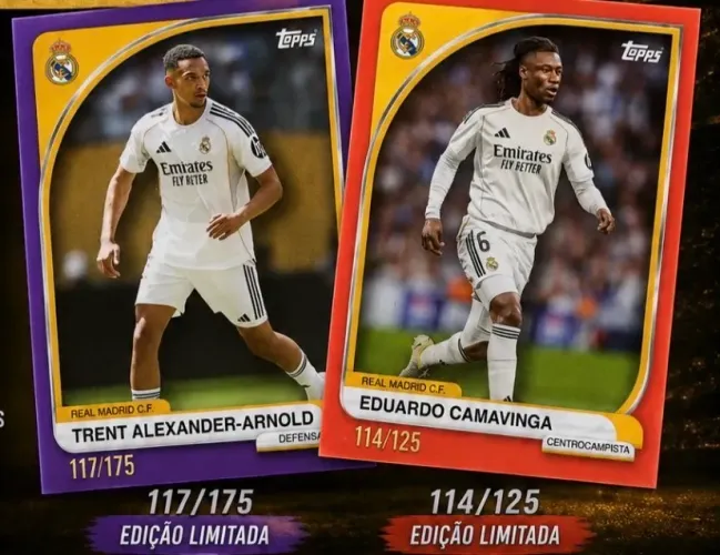Topps Collector Tinn Arnold + Camavinga Real Madrid